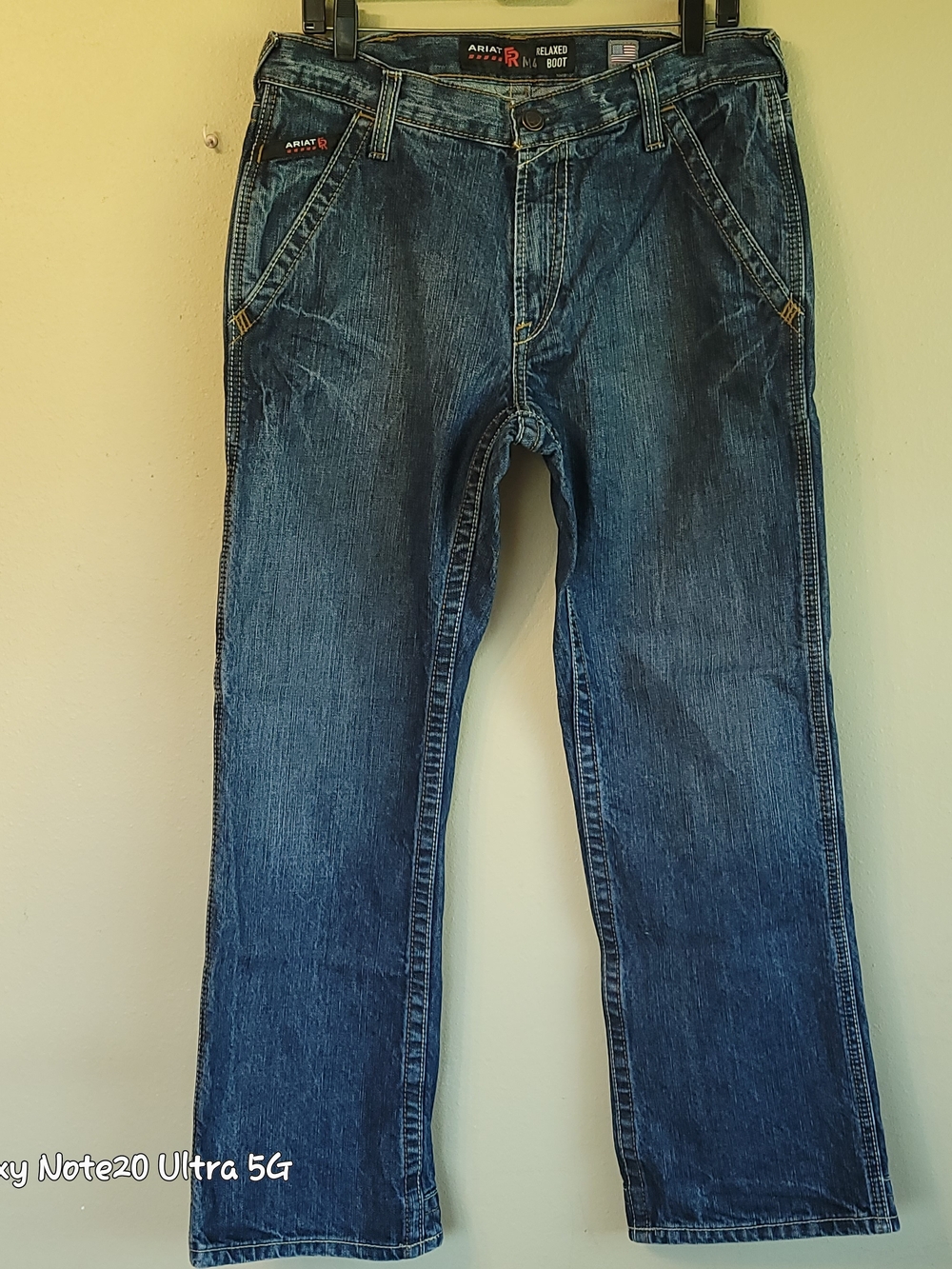 Ariat FR M4 Relaxed Boot Cut Jeans 32x30 Workhorse Flint Wash CAT 2 10017262
